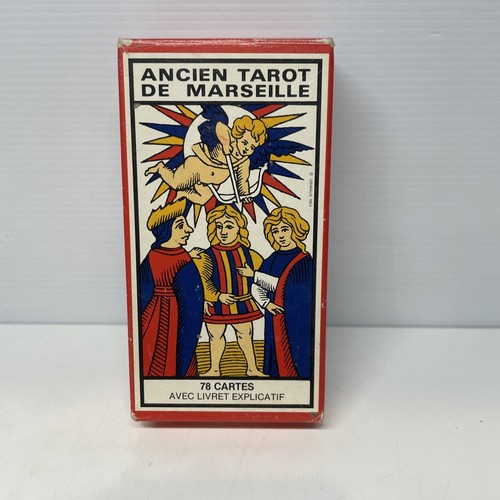 Vintage Grimaud Tarot of Marseilles 78 Cards + Complete Book of Tarot Spreads - Picture 5 of 14