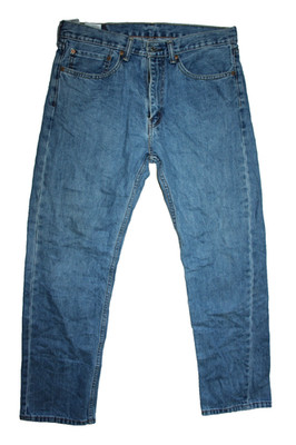 Levi's 505 Jeans W34 L32 Blau Denim Straight Fit Herren 505-4891 , 2014