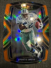 L76772 - 2020 Select Prizm Orange Die Cut 210 Emmitt Smith