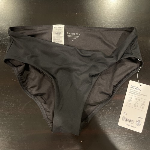 Athleta Black Clean Full Swim Bottom - Medium