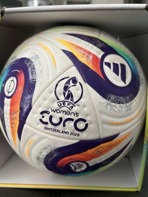 New Adidas Women s Euro 25 Pro Match Soccer Ball Size 5 Style JH1261 Authentic