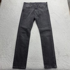 Levis Premium 510 Skinny Fit Jeans Mens 32x32 Washed Black Denim 05510-1049