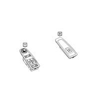 Genuine Mopar Front Door Switch And Bezel 7EN89JXWAA