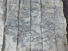 WWII period silk RAF Escape Pocket map, Bulgaria, Greece, Turkey