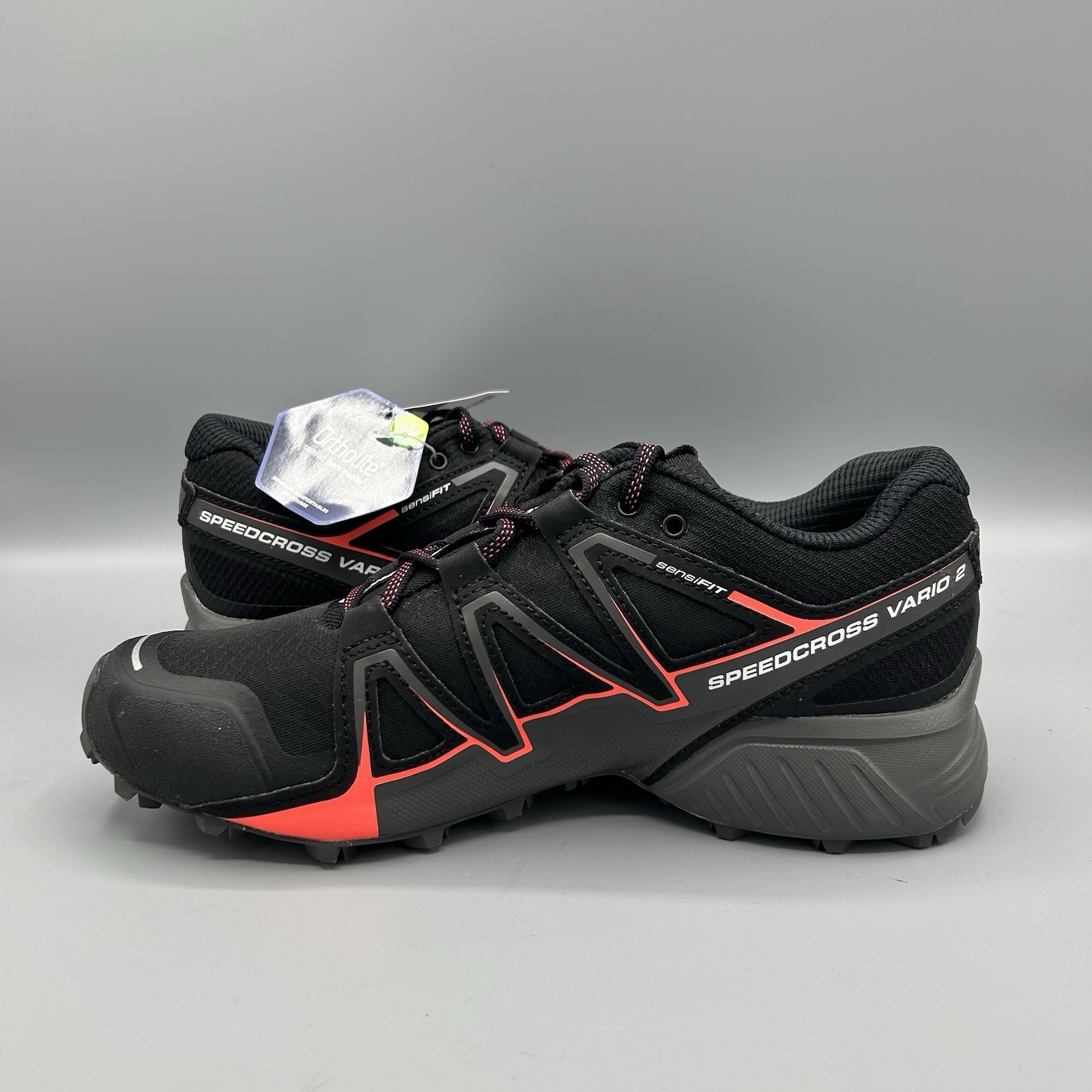 Scarpe da ginnastica Salomon Speedcross Vario 2 nere rosse trail running UK 6 5 EU 40