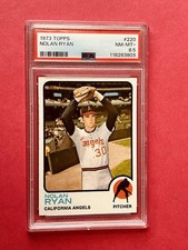1973 Topps #220 NOLAN RYAN HOF California Angels PSA 8.5 NM-MT Plus CENTERED!