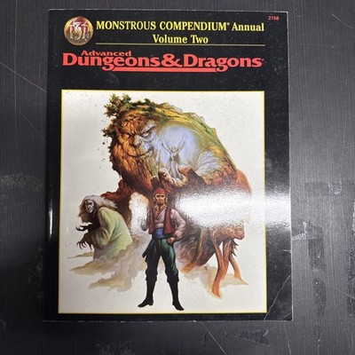 AD&D Monstrous Compendium Annual Vol. 2. Advanced Dungeons & Dragons.