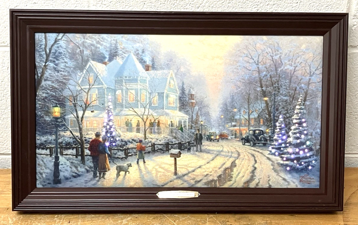 Thomas Kinkade Holiday Gathering In other Thomas Kinkade