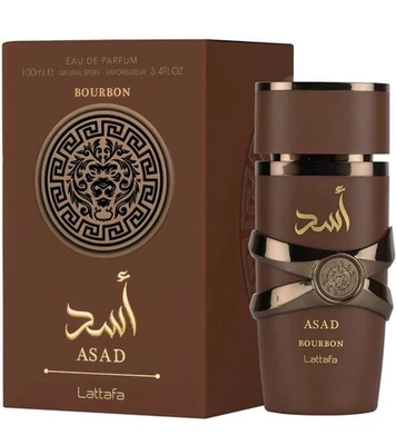 Asad Bourbon 100ml EDP by Lattafa Perfumes Long Lasting Arabian Men Fragrance
