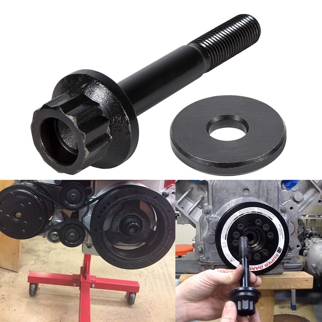 Fit For 234-2503 Chevy LS6 LS1 LS2 LS3 6.0/6.2L Crank Harmonic Balancer Bolt thumbnail 10
