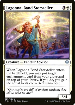 X 1 Lagonna-Band Storyteller NM-M THB 027 MTG Magic The Gathering