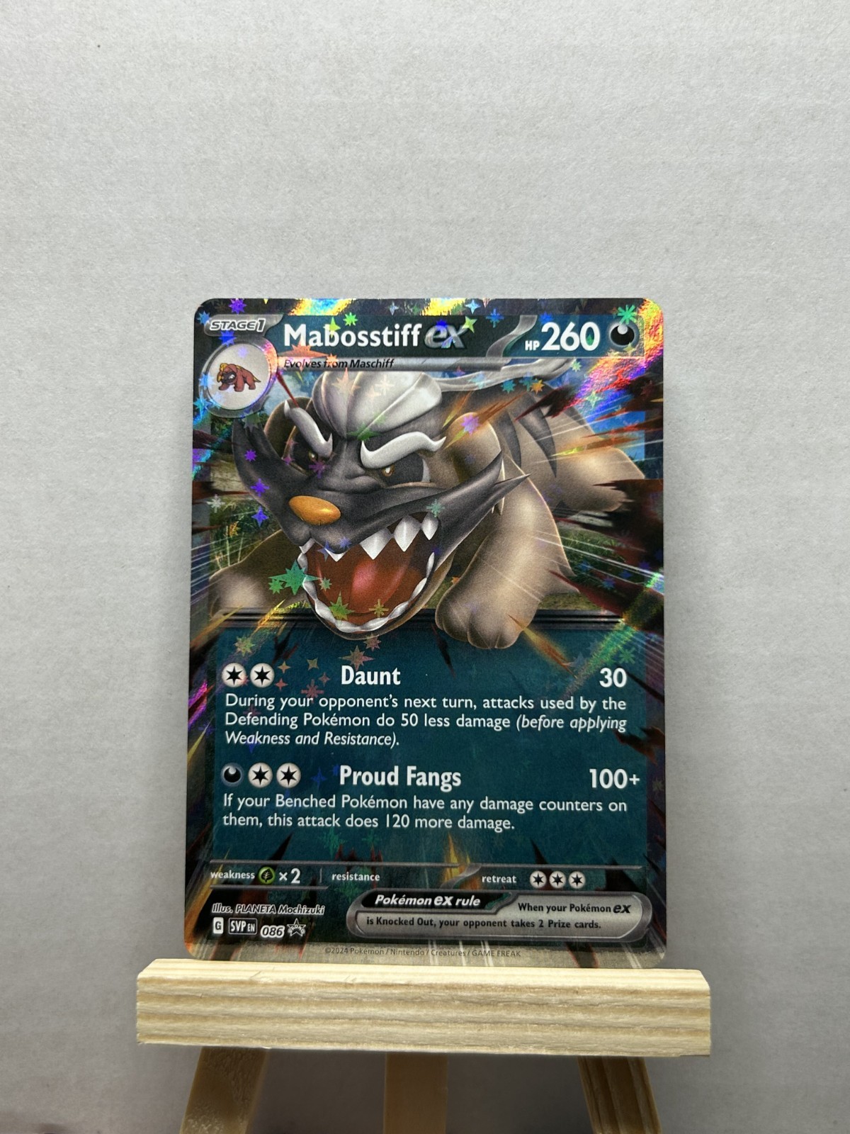 Mabosstiff ex #86 Pokemon Promo