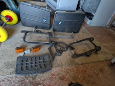 BMW R75/6 Krauser R-Series Panniers PAIR & Luggage Rack / Rails + Indicators