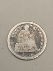 1857 Seated Liberty Silver Dime 10C - Philadelphia Mint