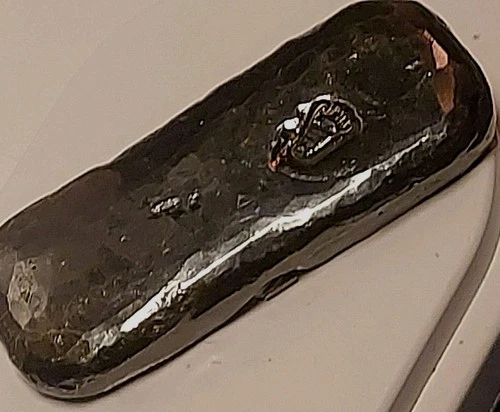 Bigfootsdeals-hand Poured In .999 Fine Silver Hammered/toned