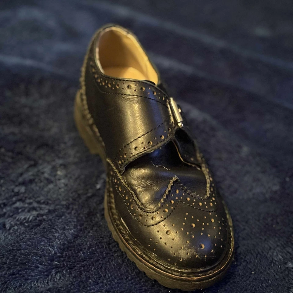 Kenneth Cole Reaction Wing Brad-T Buckle Dress Black Shoes Toddler Kids Size 9 - Image 2 of 4