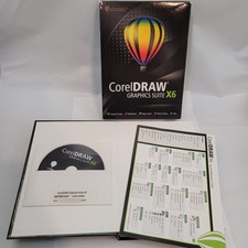 Corel CorelDRAW Graphics Suite X6 DVD, Box, Book, Serial Number Key Windows
