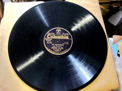 1927 RICHARD TAUBER Schubert WINTERREISE Wirtshaus/ Wegweiser COLUMBIA G-4050-M