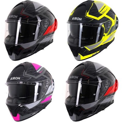 Airoh Spark 2 Zenith Motorradhelm Sportmotorrad Sturzdeckel rot gelb