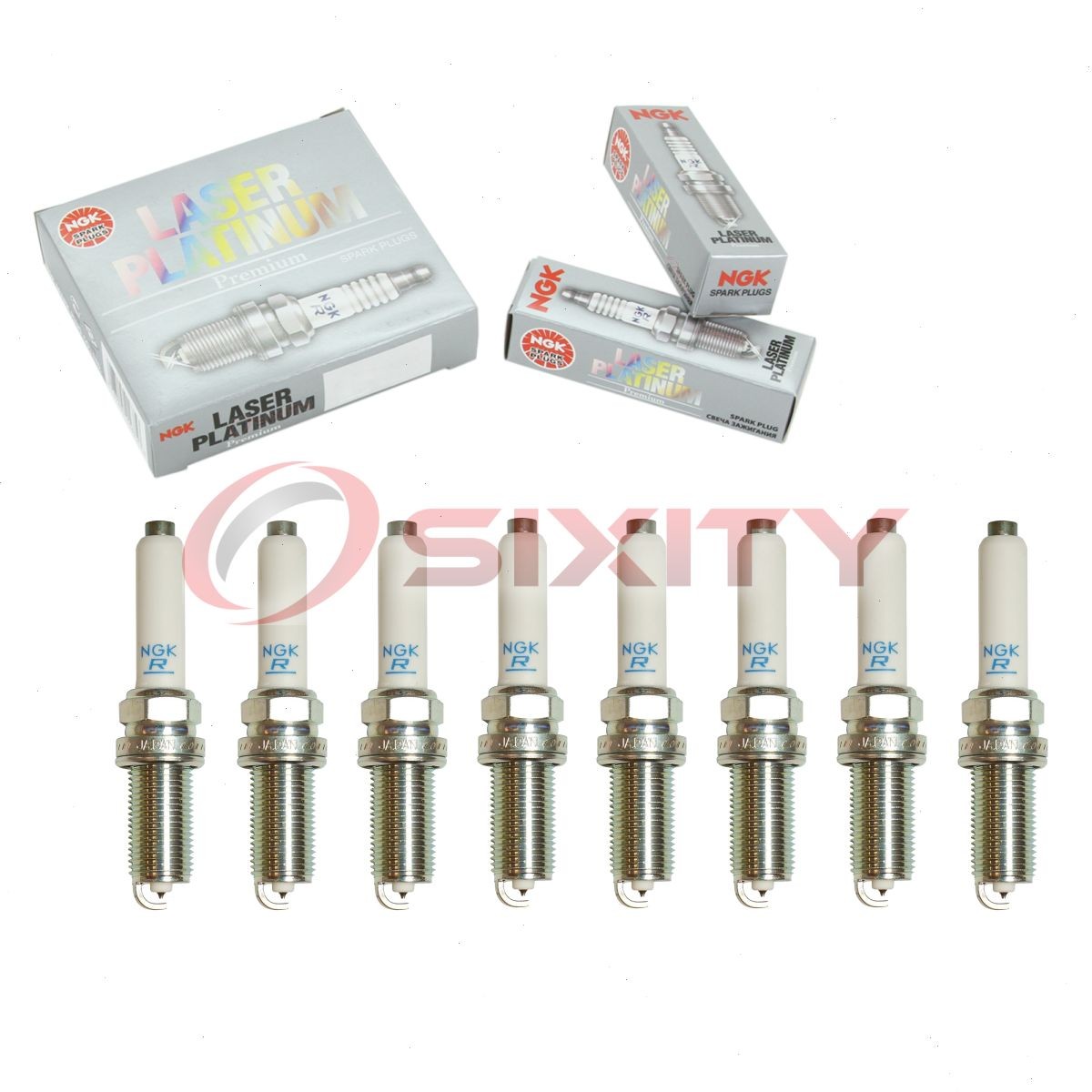 8 pc NGK 94833 PLFER7A8EG Laser Platinum Spark Plugs for 06K 905 601 D 06K mz