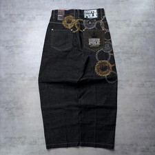 Y2K Southpole Premium Core Deadstock Baggy Skater Chain Embroidered Denim Jeans
