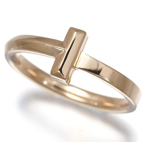 Auth Tiffany&Co. Ring Tiffany T1 US6.5 18K 750 Rose Gold
