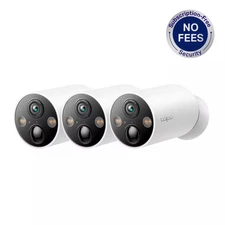 TP-Link - Tapo Wire-Free Indoor/Outdoor 2K Smart Security Cameras, Magnetic B...