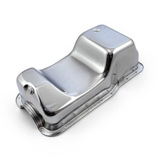 Ford Sb 289 302 Windsor Fox Body Dual Sump Chrome Oil Pan