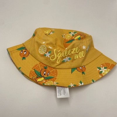 2022 Disney Squeeze Me Orange Bird EPCOT Flower & Garden Festival Bucket Hat
