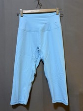 NWOT Free People FP Movement Women Never Better Active Capri Leggings SZ S Blue