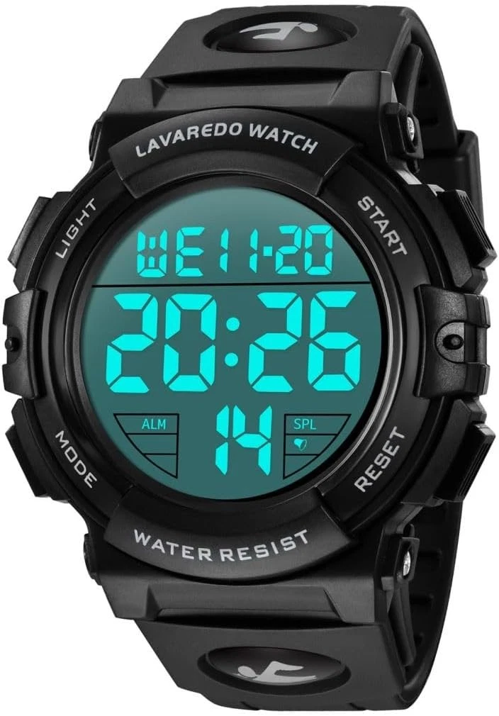 Orologio sportivo militare con quadranti digitali da uomo | Stuff Enough.be