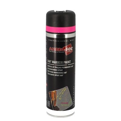 Sprühfarbe Ambro-Sol Markierungsfarbe Fuchsia Neon (360°-Sprühkopf) (Sprühdo