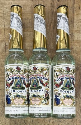Murray & Lanman Florida Water 3 Bottles 7.5 FL oz. Free Shipping