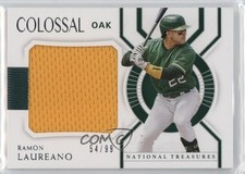 2021 Panini National Treasures Colossal Materials 54/99 Ramon Laureano 3lf