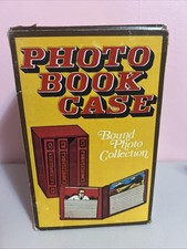 NEW Vintage Photo Book Case Brown Bound Photo Collection 3 1/2" X 5" Photos