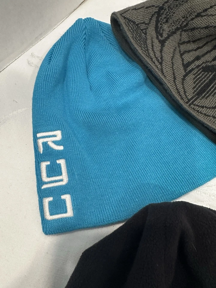 Lot Of (5) Assorted Beanie/Skull Caps, Nike/(2) RYU/Clima Warm & Marmot L👀k🔥 - Image 2 of 4