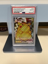Pokémon Pikachu TCG VMAX Vivid Voltage Holo carta ultra rara 044/185 PSA 10