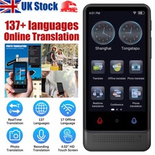 2025 Language Translator Device Real-time Smart Instant Voice 137 Languages USA