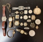 Lot Of Vintage Watches/Parts Pieces Men’s Women’s Pulsar, Gruen, Bulova More
