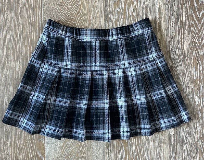 Abercrombie Girls Plaid Pleated Skirt Size 15/16 EUC