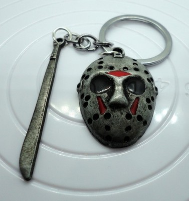 Gruselige Slasher Filmmaske Schlüsselanhänger Masked Bladed Killer.,,.Er steht hinter dir......