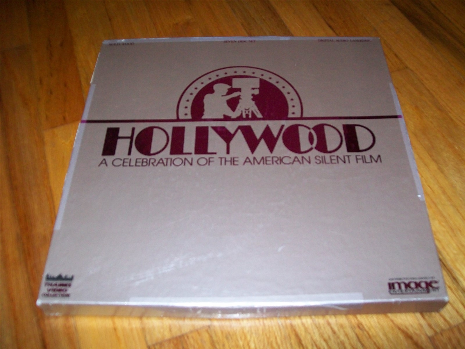 HOLLYWOOD: A CELEBRATION OF THE AMERICAN SILENT FILM 7-Laserdisc BOXED SET RARE!