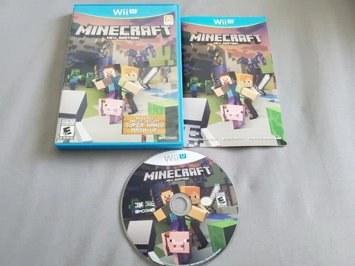 Minecraft (Nintendo Wii U, 2015) COMPLETE GCM CIB