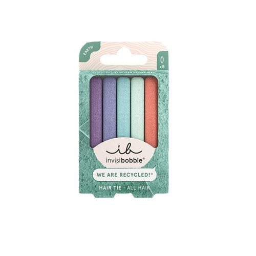 Elastici capelli colorati INVISIBOBBLE Recycled Hair Tie Pastel Dream 5pz - Foto 1 di 1
