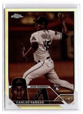 2023 Topps Chrome  - Carlos Vargas Rookie Card #USC162 Sepia Refractor 