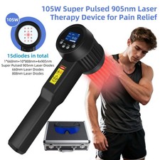 105W Hone Handheld Laser Therapy Device Pain Relief Treatment Neck Shoulder Knee