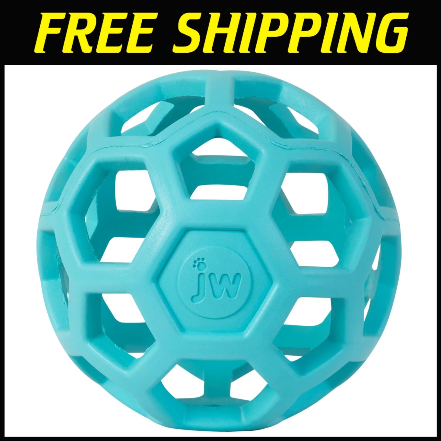 Interactive Hol-ee Roller, Dog Toy Ball, Blue