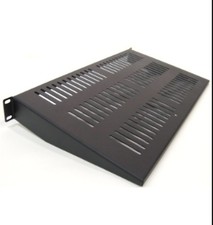 Cantilever Rack Mount Monitor Keyboard Vented Shelf Shelves - 19" 1U 15" Deep