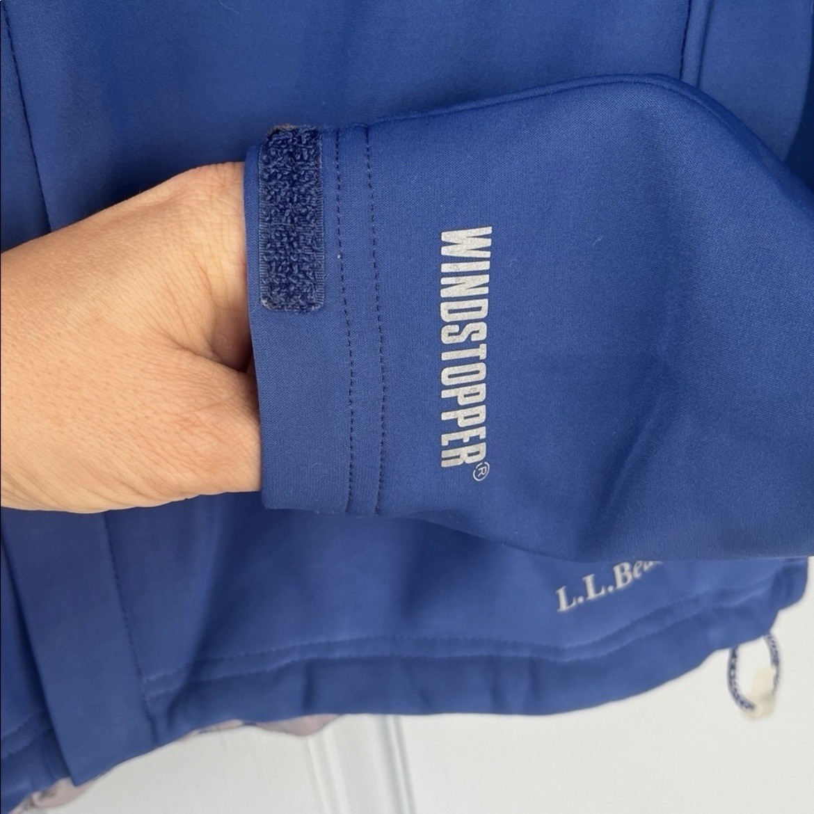 LL Bean Windproof Softshell Jacket Carbon Navy Fu… - image 4