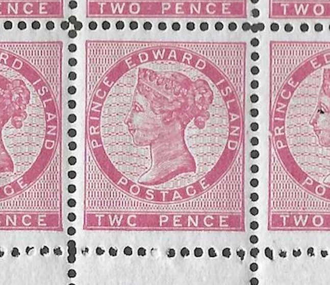 Prince Edward Island, Scott #5, Sheet of 60, TWC Pence Variety Pos. 54, Mint NH - Image 2 of 3